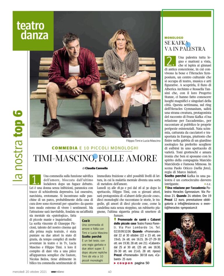Se Kafka va in palestra