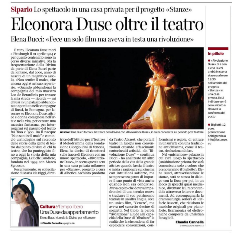 Eleonora Duse oltre il teatro