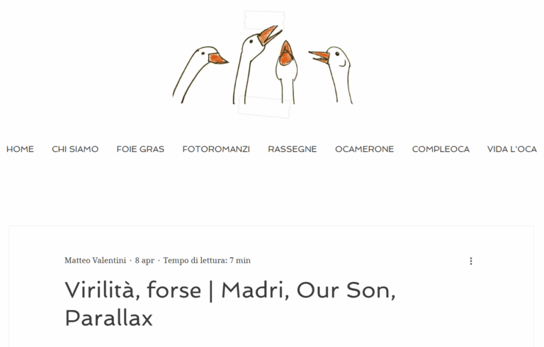 Virilità, forse | Madri